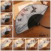 Chinese Style Silk Hand Fan Ink Wash Painting Dance Fan Elegant Retro Fan  Hanfu Cheongsam