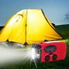 Outdoor Solar Hand-Crank Radio with Flashlight and Charger