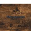 Wall Mounted Cabinet in Smoked Oak Finish 100 x 36.5 x 35 cm Particleboard