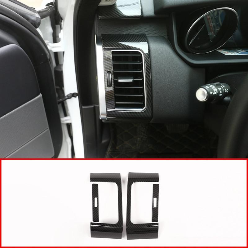 

For Land Rover Range Rover Sport 2014-2026 ABS Carbon Fiber Car Dashboard Side Air Outlet Panel Frame Trim Car Accessories