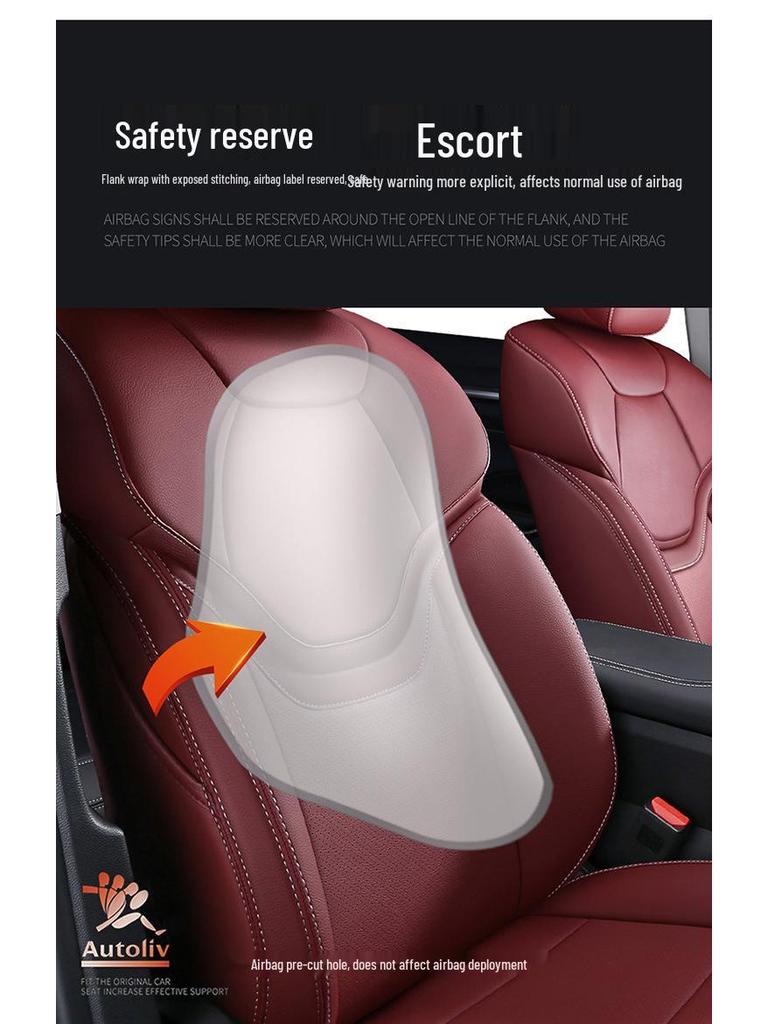 Harvard Fuda Dog Raptor Genuine Leather Car Seat Cover, Full Wrap, All-Season.