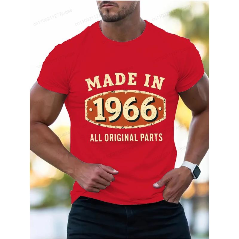 Vintage 1971 All Original Parts Awesome Hipster T Shirt Vintage Fashion High Quality Tshirt Big Size O-Neck Men Clothes