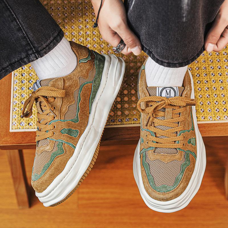 Modische vulkanisierte Sneaker Herren Neue Freizeitschuhe Streetstyle Sport Walking Canvas-Sneaker für Herren Punk Bequeme Herren-Sneaker