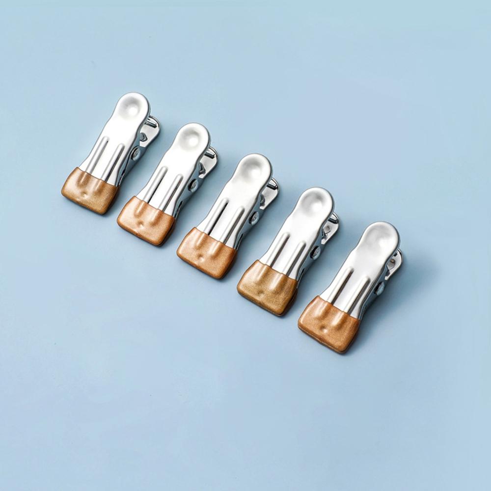 

4 Colors 5pcs Heavy Duty Clothes Pins for Hanging Clothes Stainless Steel Strong Clips for Craft Beach Towel Kitchen Sock Fabric