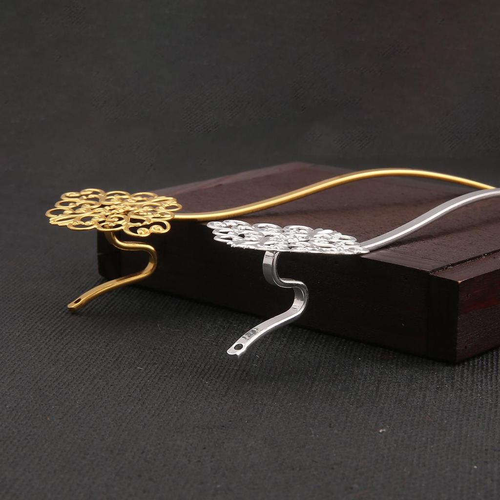 Antique Accessory Copper Snake Shaped Flowing Cloud Hairpin For DIY Jewelry Making Craft