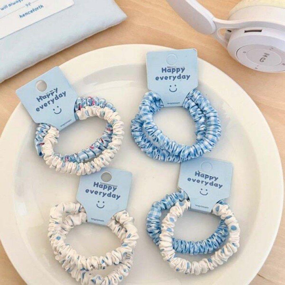 

Mno Everyday Hair Band 2-Piece Set Random / Daily Hair Band Hair Band Elastic Band