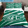 3pcs Football Club Emblem Printed Bedding Set Duvet Cover Closure Includes 1 Duvet Cover & 2 Pillowcases Bedding Sets Home Decor Gifts