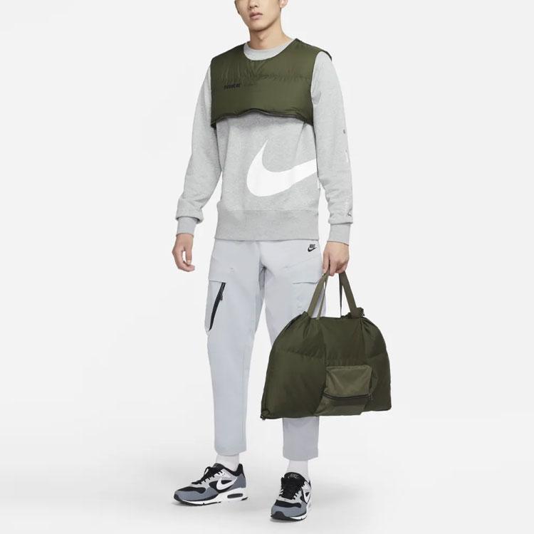 Nike Vests Men's Green Crew Neck Moderate Workwear DH1065-325