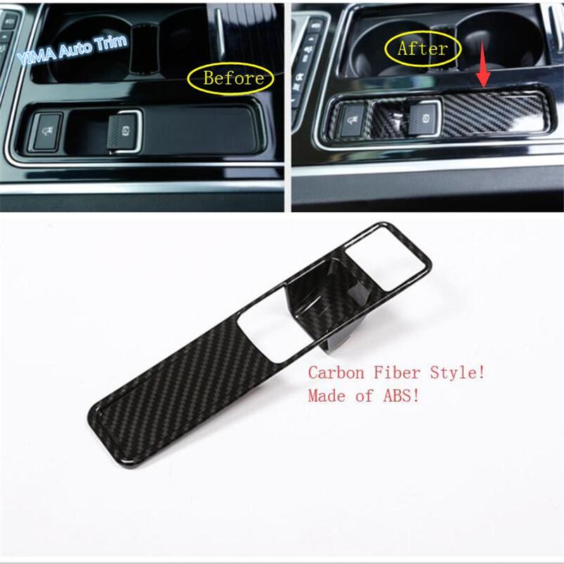 Auto Electrical Parking Handbrake Hand Brake "P" Stalls Cover Trim For Jaguar XF 2016 2017 2018 ABS Interior Accessories