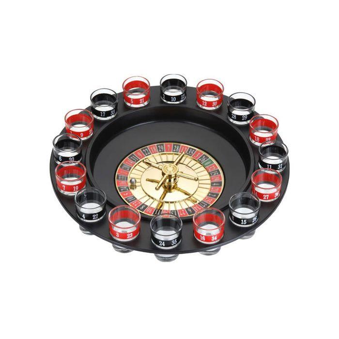 Jeu de roulette à boire - Tender Toys - Noir/Rouge - Plastique - Unisexe - À partir de 18 ans