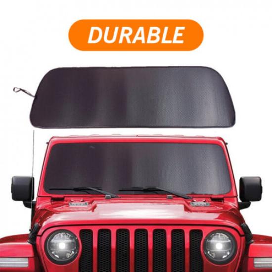 Windshield Sunshade Sun Shade Heat Shield Sun Visor Mat For Jeep Wrangler JL JLU