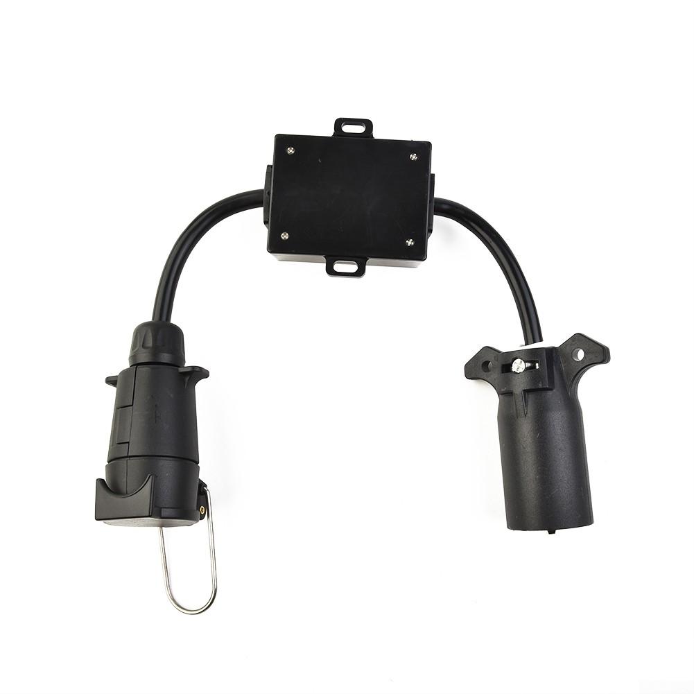 1pc Trailer Light Converter 7-Way Blade Socket New