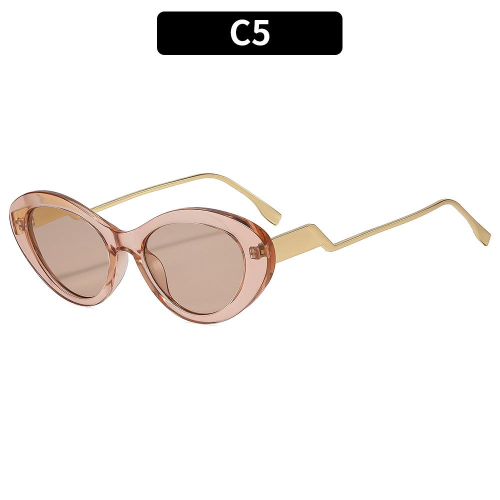 Women's Sunglasses - Unisex Retro Oval Cat-eye Sunglasses