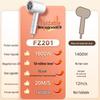 Midea FZ201 Foldable Negative Ion Hair Dryer, 1800W CN plug (adapter included)