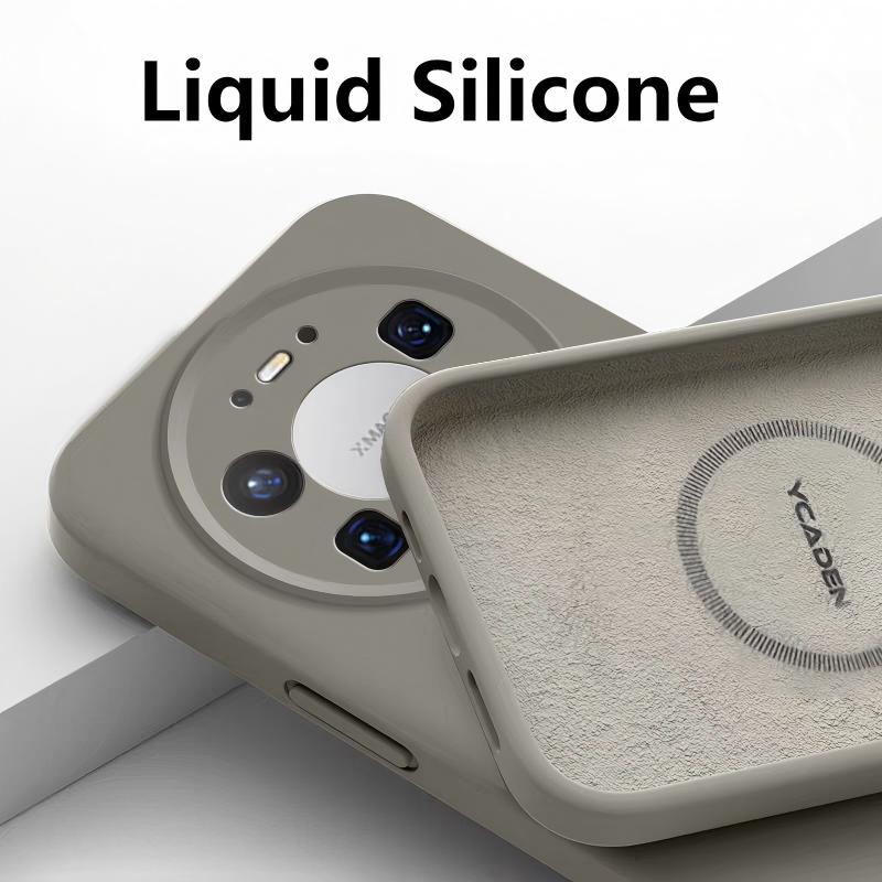 Soft Silicone Magsafe Magnetic Phone Case For HuaWei Pura 80 70 Mate 80 70 Air 60 50 Ultra Pro Max Frosted Wireless Charge Cover