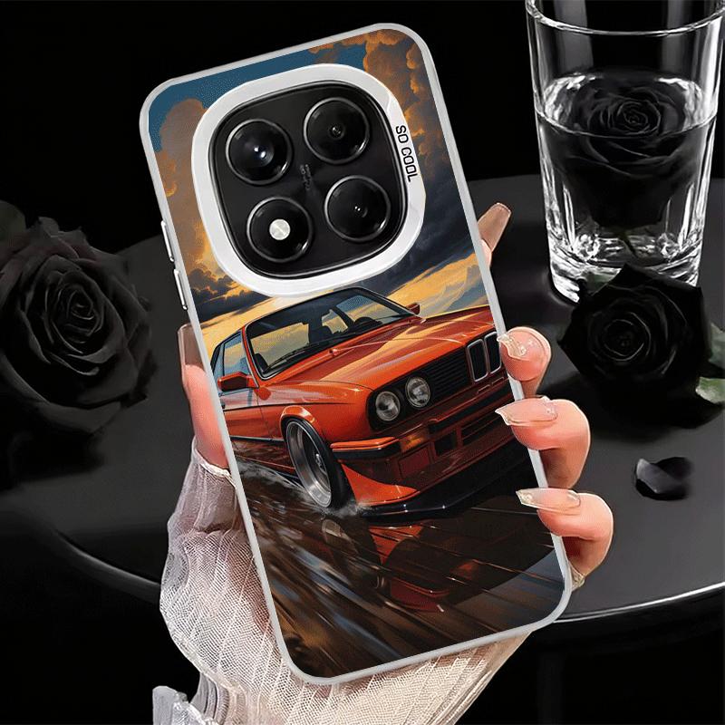 Classic Vintage Retro Car Soft Phone Case for Xiaomi Redmi Note 13 14 15 Pro Plus 12S 12 11S 11 11T 10S 10 Shockproof Cover Back