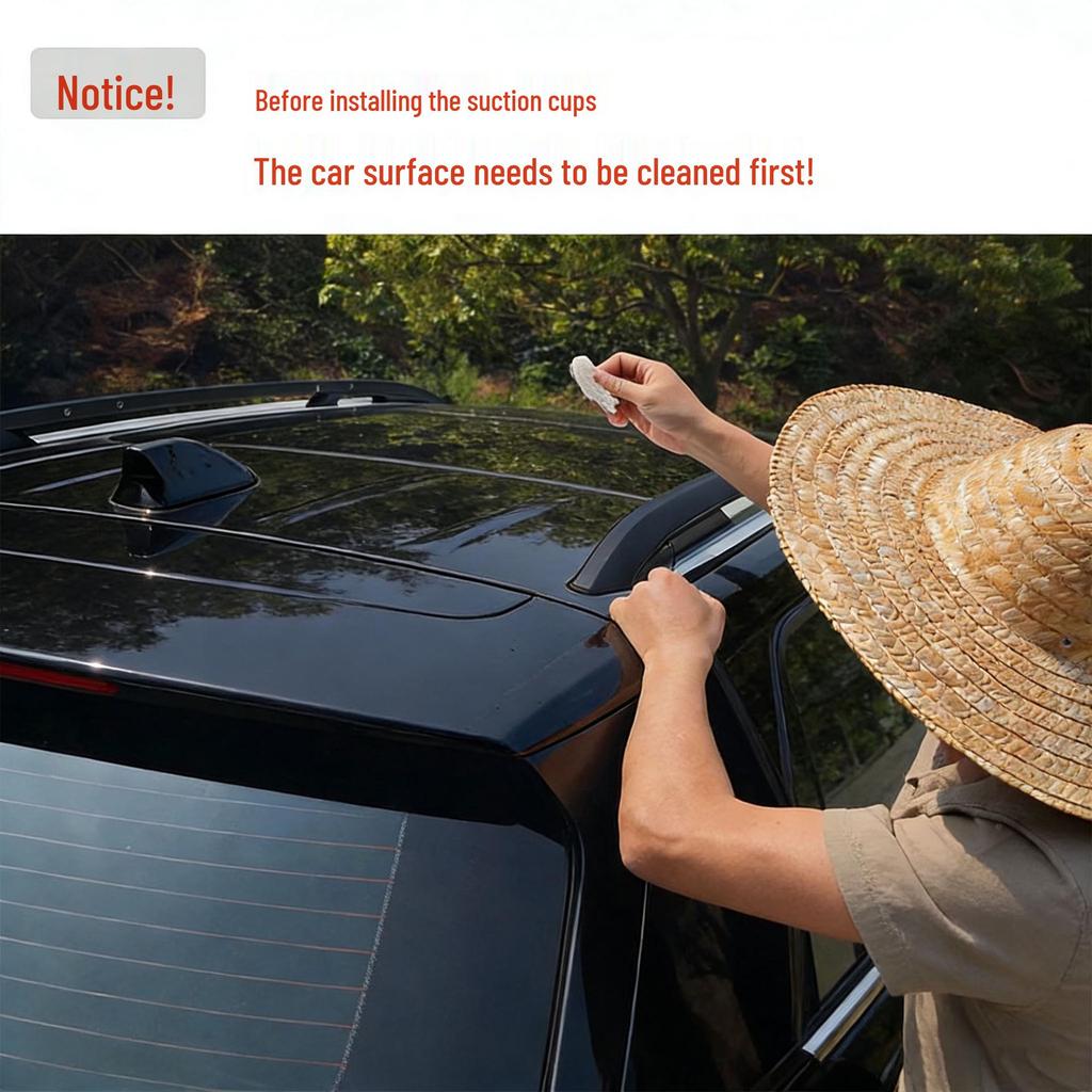 SUV Sunshade Awning: Suction Cup Tent for Self-Driving Tours & Camping