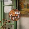 Garden Decorations,autumn Harvest Festival Decorations,wooden Hanging Decorative Signs,"hello Fall" Signs, 2D Flat Products