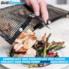 GRILLGENUSS Grill Bag BBQ Grill Bag Grill Basket Grill Grid Heat-resistant 2-pack