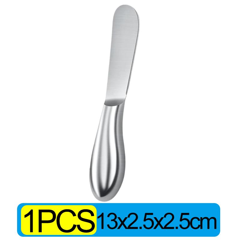 Stainless Steel Butter Cutter Portable Cheese Knife Bread Jam Spreaders Wipe Multi-purpose Western Food Tableware Kitchen Gadget