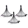 10-in-1 Multi-Device Charging Cable 23cm PVC Tangle-Free Cord Universal High Toughness Data Cable for Most Phone