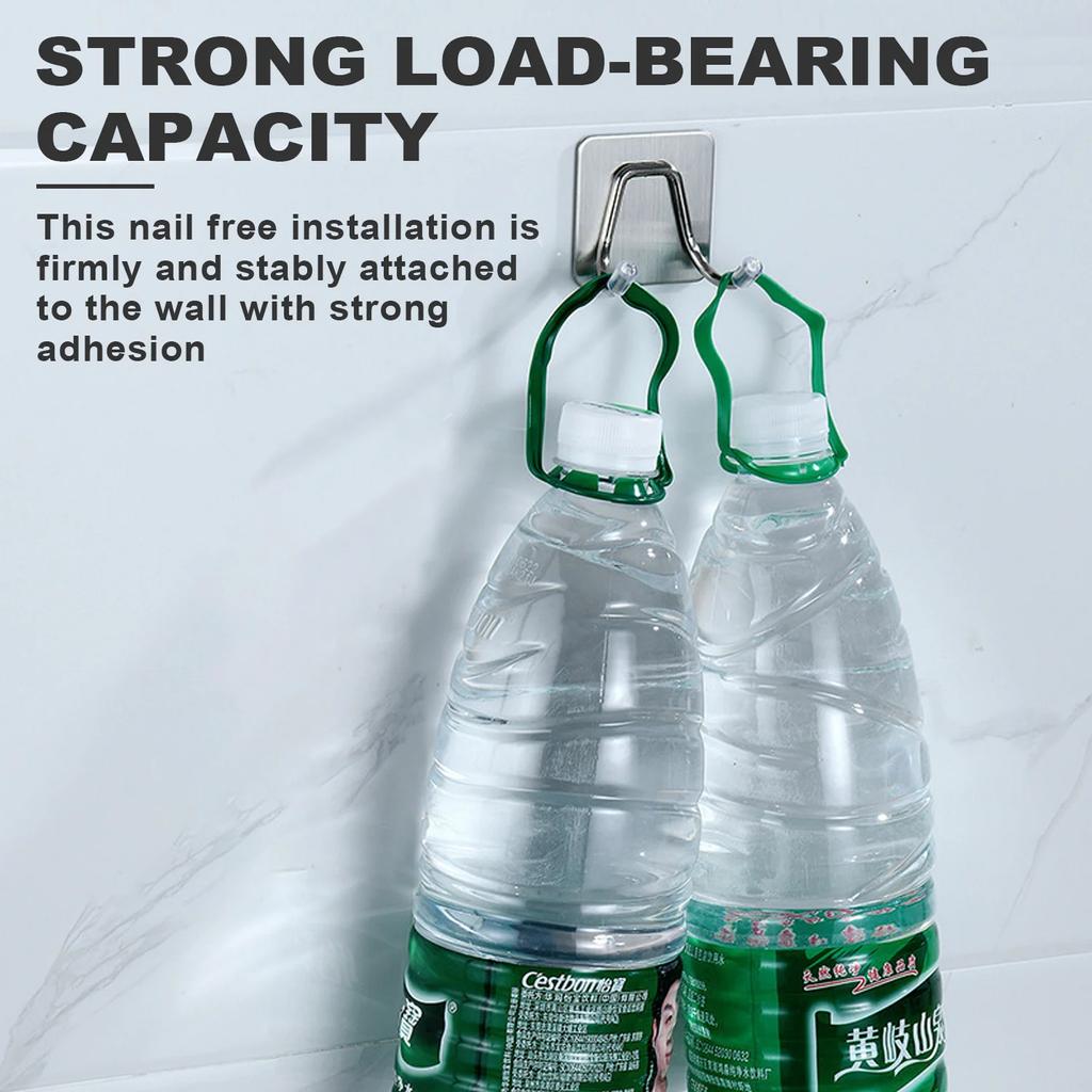 304 stainless steel hook, self-adhesive, hole free hook