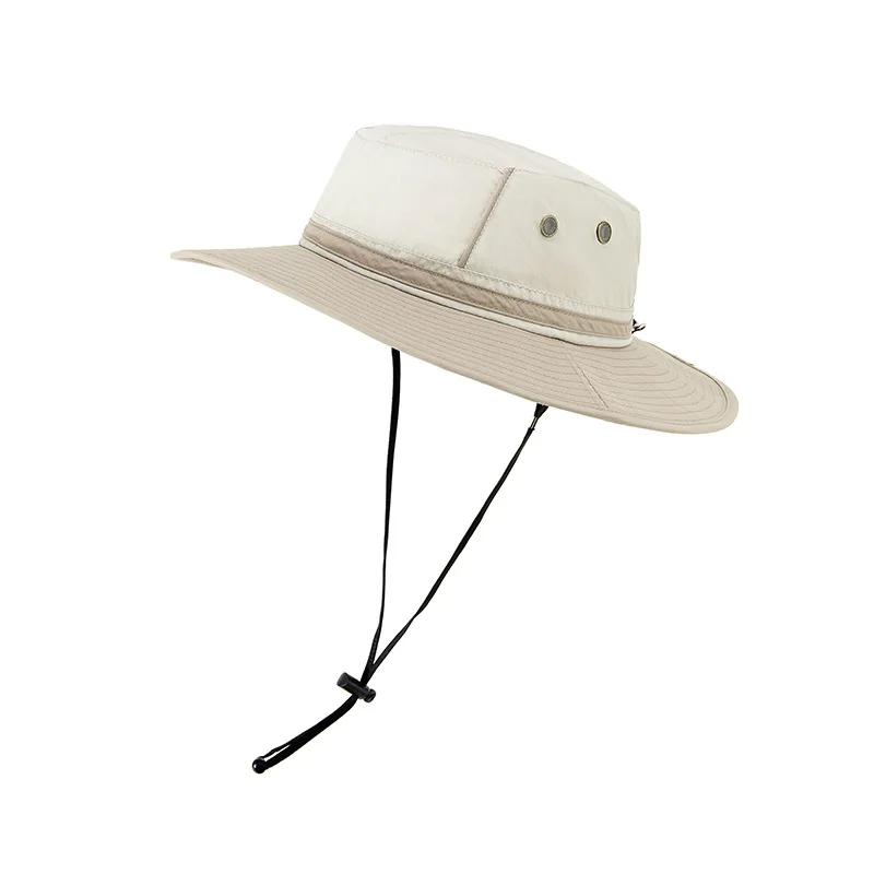 High Quality Dry Quickly Sunshade Fisherman Hat Women Summer Beach Sun Cap Men Big Size Bucket Hats Fishing Cap 56-58Cm 58-60Cm