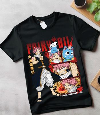 Fairy Tail T-Shirt Gray Fullbuster Natsu Dragneel Mädchen Anime Geschenk Shirt Geschenk