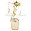 Carrousel Tealight Rotating Candle Holders Romantic Golden Night Light Creative Gifts Holiday Decorative Lamp