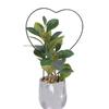 1Pc Plant Trellis Support Frame Heart-Shaped Vine Climbing Rack Iron Garden Plant Support Stake Stand Flower Garden Decor