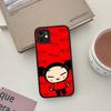 Cartoon Cute Pucca Silicone Case For IPhone 16 15 14 13 12 11 Pro Max Plus X XS MAX Shockproof Matte Cover