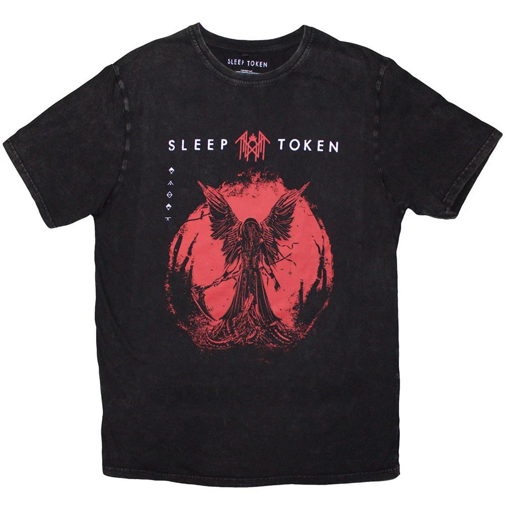 

Sleep Token Unisex Stone Wash T-Shirt: Take Me Back To Eden (Black) (Small) 4XL