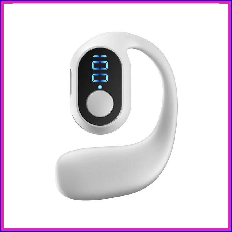 Мини-гарнитура Bluetooth OWS с заушным креплением для левого уха: Сверхдлительное время ожидания, беспроводные, не давят на уши, идеально подходят для бега.