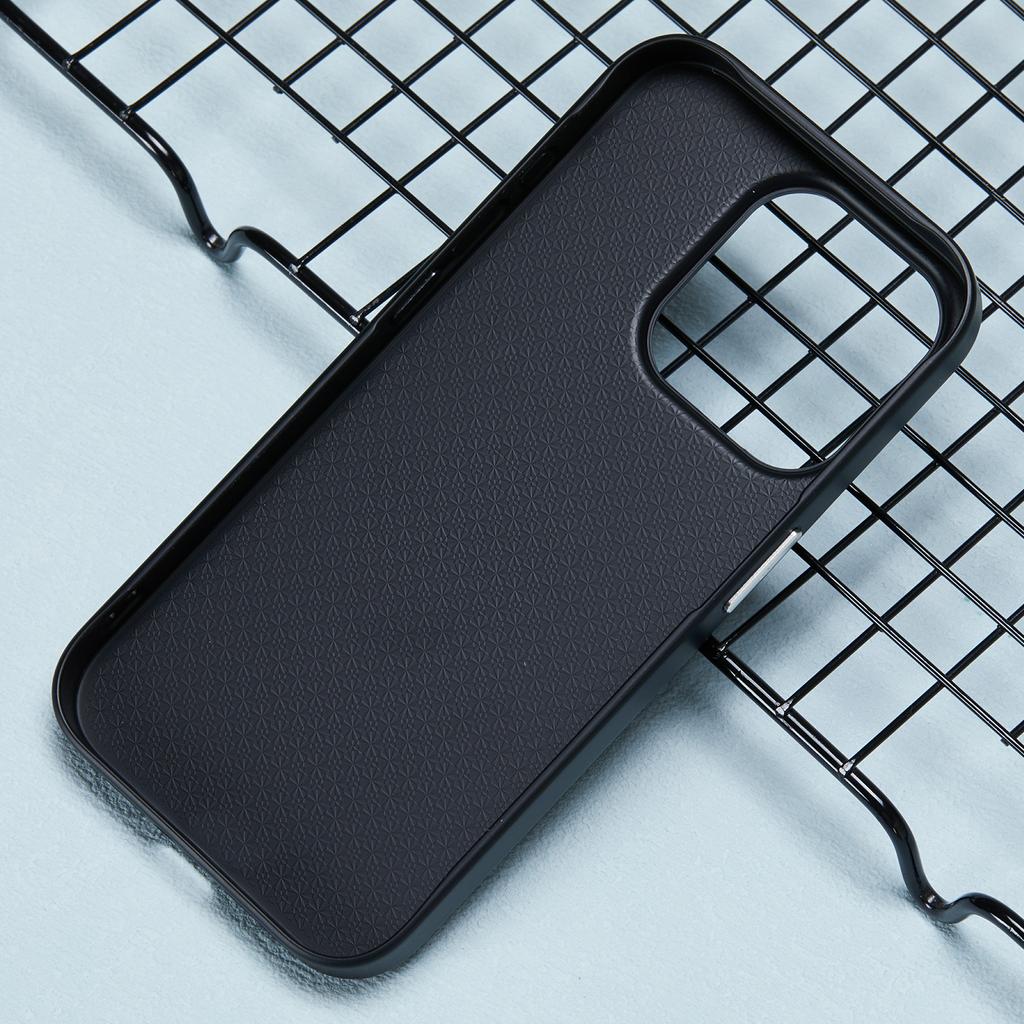 For iPhone 14 Pro Case Hard PC Scratch-Resistant Phone Cover Carbon Nano Fiber Texture