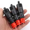 9pcs Universal 12V-24V Car Cigarette Lighter Plug Socket Power Plug Connection Cigaret Socket Adaptor Male Plug Accessories