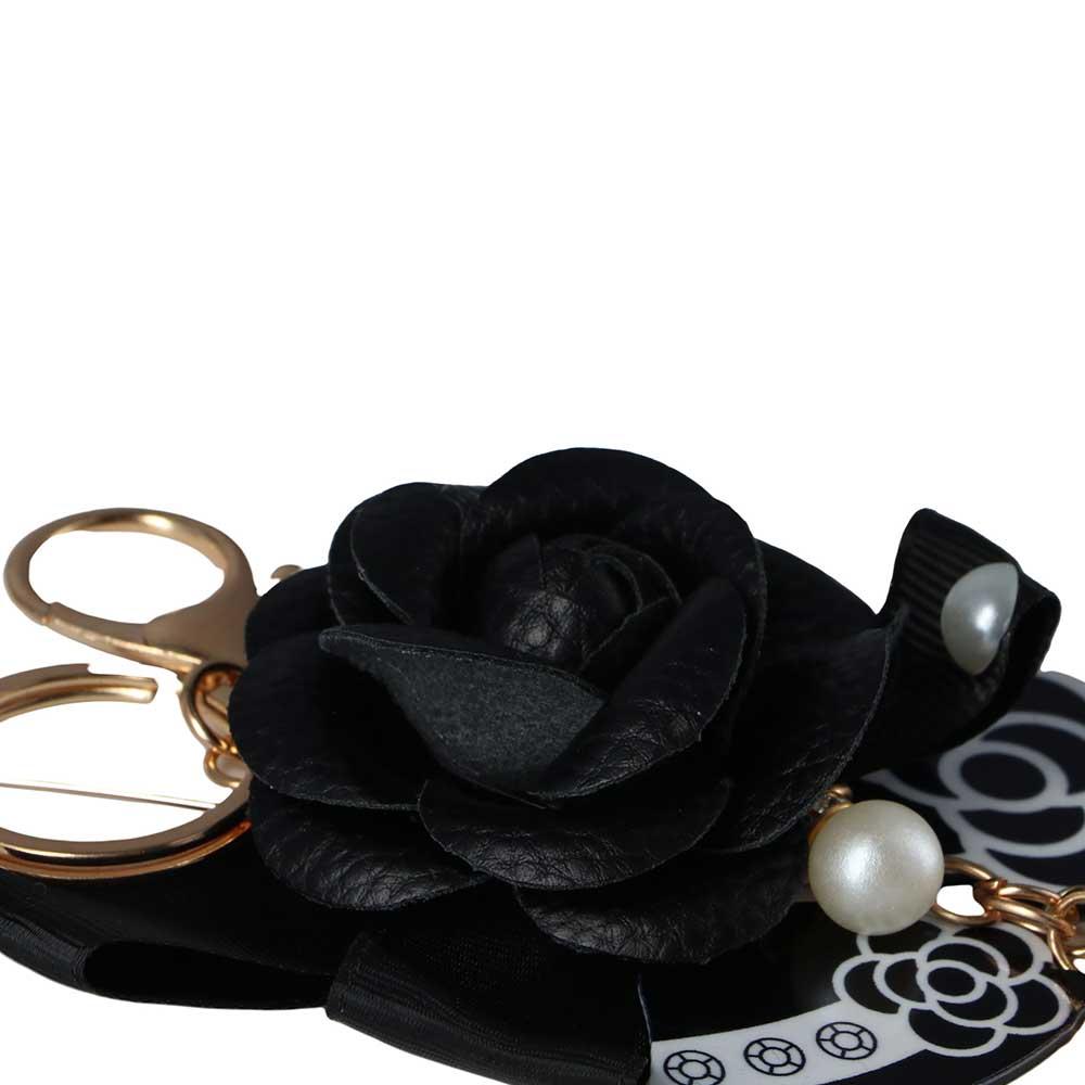 Car Key Ring Bag Ornaments Jewelry Gifts Camellia Key Chain Bag Pendant Key Chain Flower Keyring