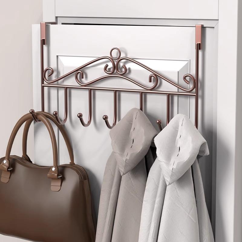 Over-the-Door No-Drill Coat Hook for Bathroom and Bedroom