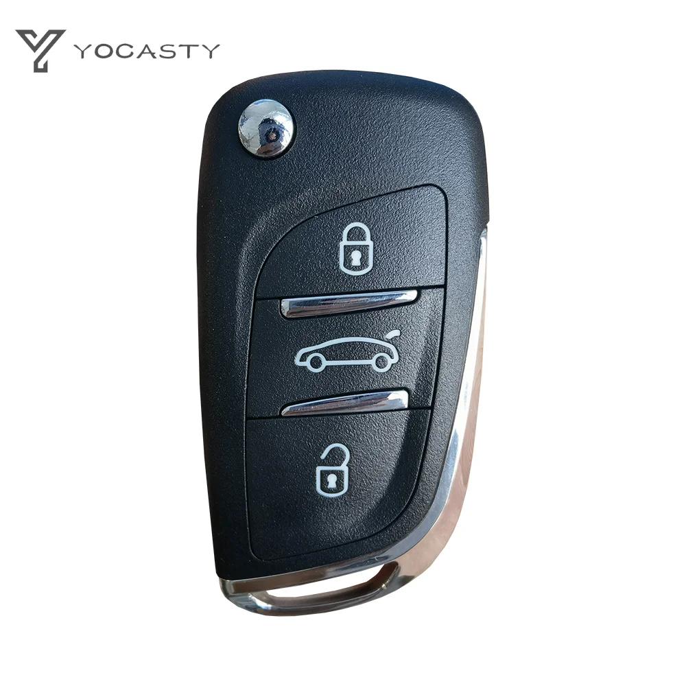 Yocasty Modified Remote Car Key Shell Flip Case For Citroen C2 C3 C4 C5 Berlingo For Peugeot 207 307 308 407 607 Hu83 Va2