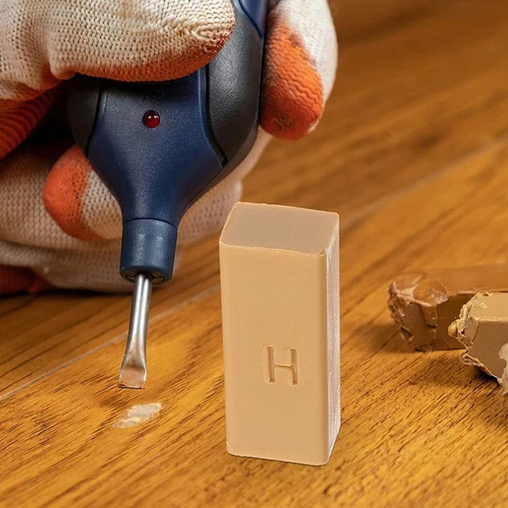 11 peças de kit de cera de reparo de piso de cerâmica de secagem rápida para pisos de cerâmica, bancadas, móveis
