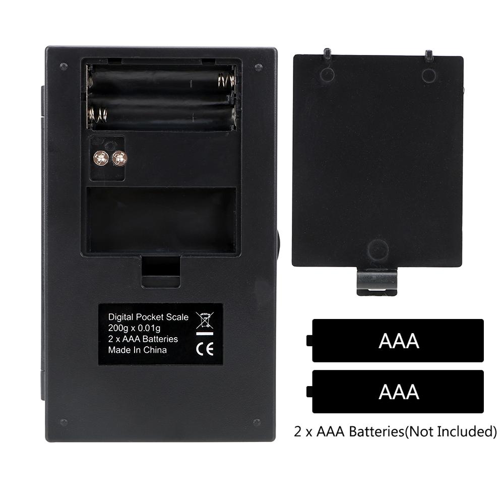 

High Accuracy Backlight Electric Pocket For Jewelry Gram Weight For Kitchen 1Pcs Mini Digital Scale Precise LCD 200G-0.01G