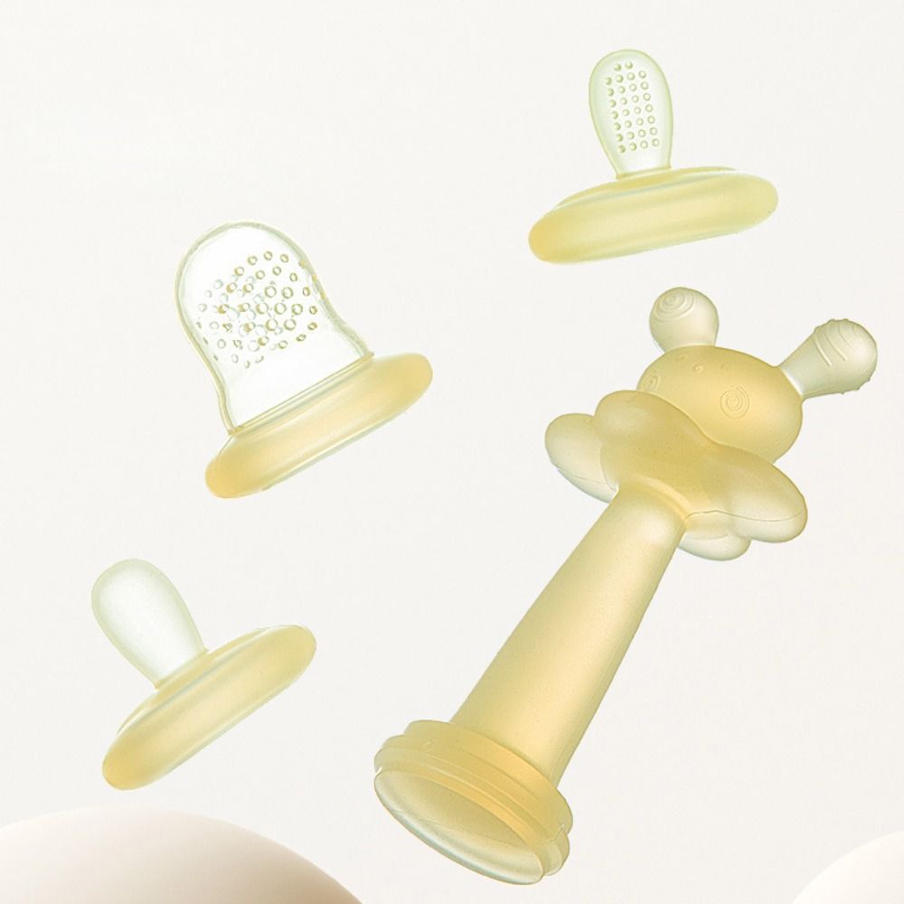 Silicone Hand Teether Washable Kids Teething Toys Comfortable Teether Gloves  For Infant