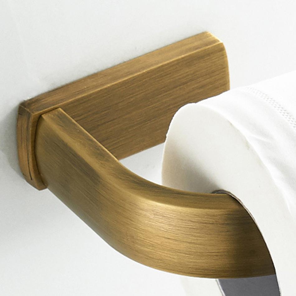 Antiker Papierhalter, Schwarz, Nickel, Chrom, Gold, Weiß, Messing, WC-Papierhandtuchhalter, Taschentuchregal zum Aufhängen für Badezimmer und Küche