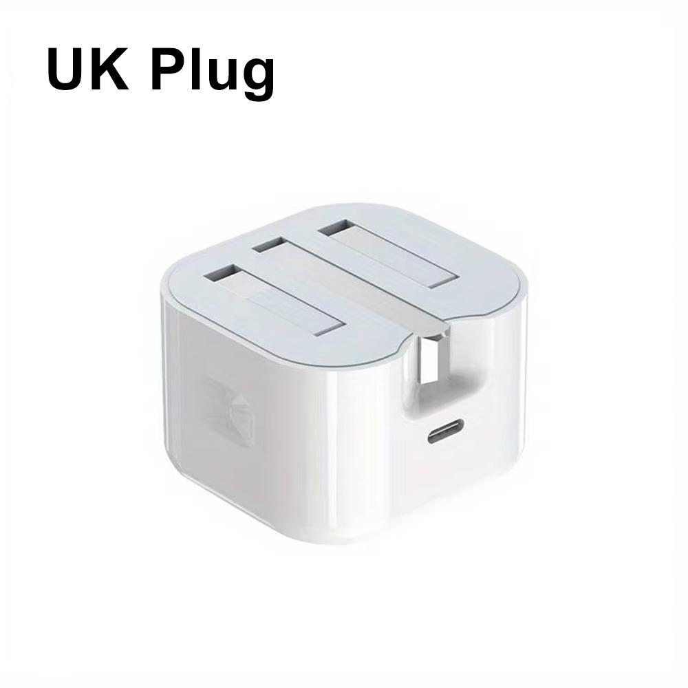 

Зарядное устройство UK USB C для iPhone 15 14 13 Pro QC3.0 Quick Charge PD 25W Type C Быстрая зарядка Дорожное зарядное устройство Адаптер питания UK Charger