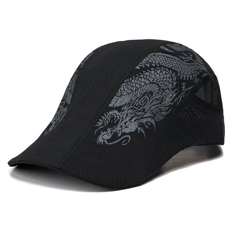 Hat Men's Spring and Summer Sunscreen Sunshade Forward Duck Tongue Bere Women's Thin Outdoor Sun Man Hat Quick Drying Hat