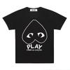 Popolare nuova versione giapponese di T-shirt per coppie Kawaku amore uomini e donne con la stessa stampa a maniche corte CDG gioca Baoling