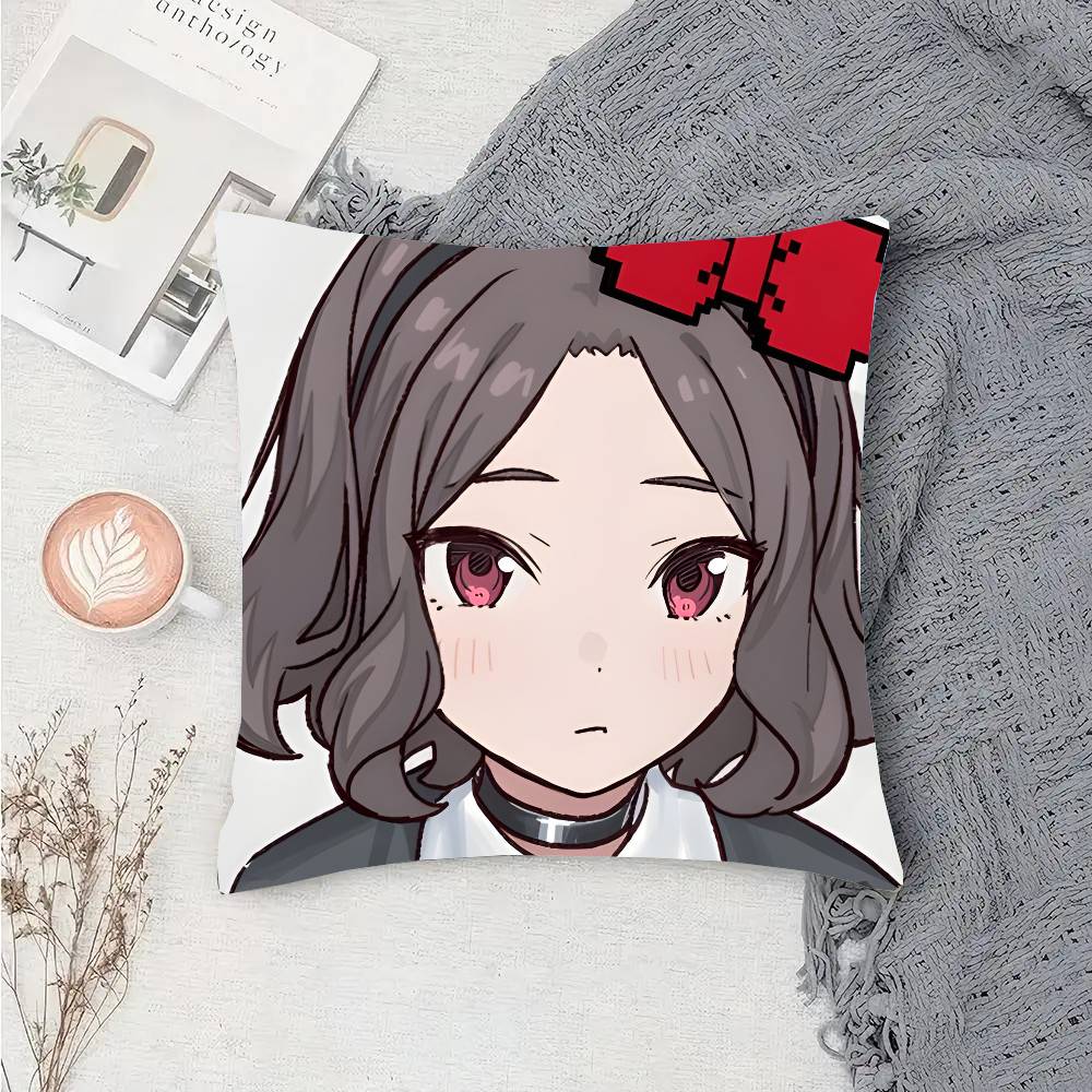 Tomo Ebizuka Anime Pillow Case Fashion Square Pillowcase Bedroom Sofa Room Ins Decoration Leisure