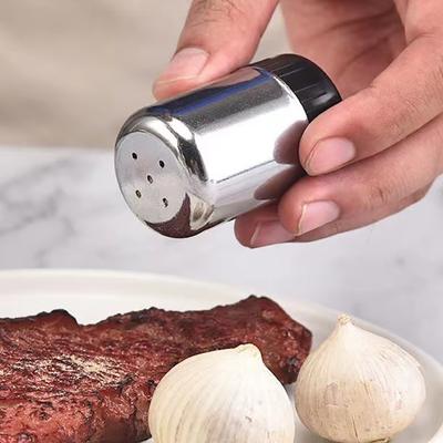 Edelstahl Gewürz Gläser Grill Salz Shaker Pfeffer Würze Flasche Hause Gewürze Lagerung Container Küche Zubehör
