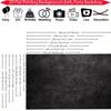 1pc textured matte black dark gray background banner suitable for decorative arts and crafts backgrounds - no obvious pattern, w