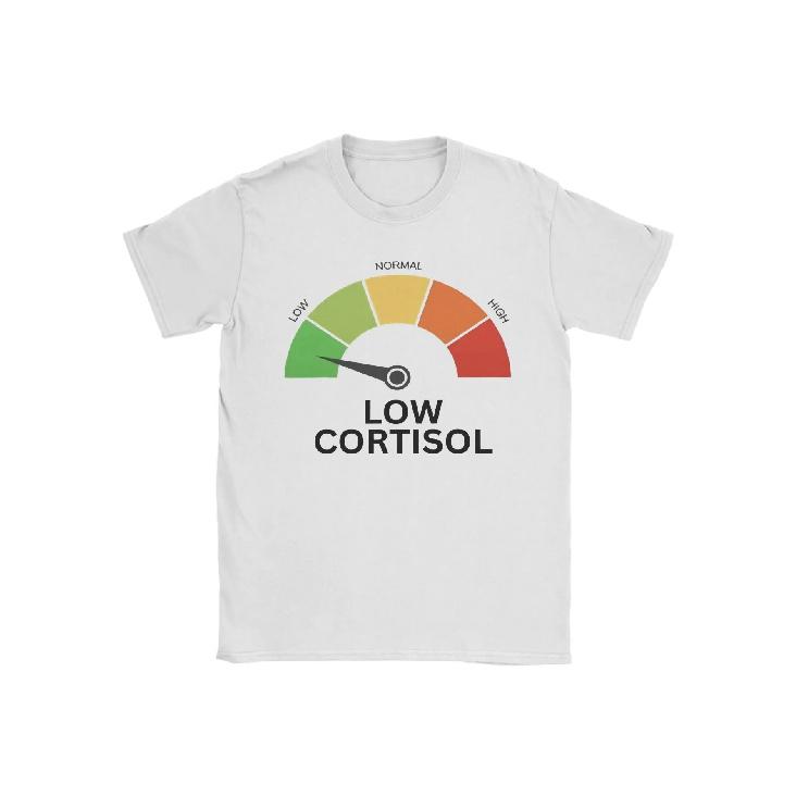 Low Cortisol Level Meme T Shirt Beach Cotton T Shirts For Man Trendy Cool Casual Tee Shirt Short Sleeves Y2K Fun Tops