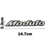 New 3D Aluminum Modulo Sport Emblem Chrome Logo BSYT6 Rear Badge Car Trunk Sticker Car Styling For Honda Civic Accord CRV Fit